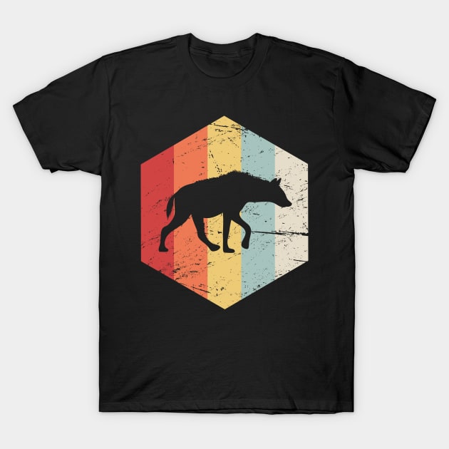 Retro Vintage Hyena Icon T-Shirt by Wizardmode